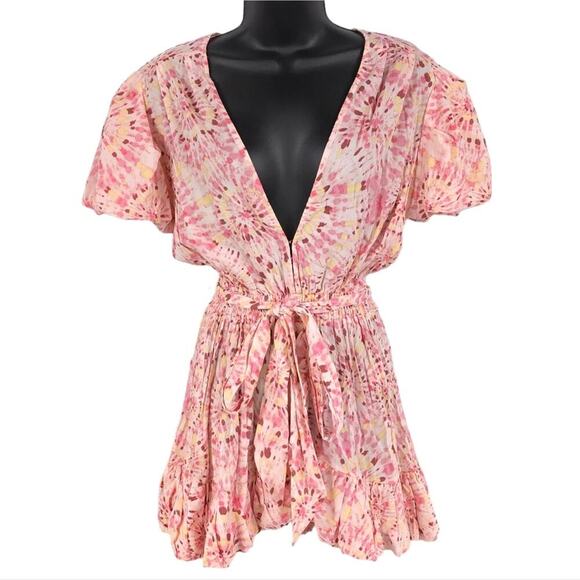 MISA Los Angeles Eloise Mini Dress Puff Sleeve - Picture 3 of 13